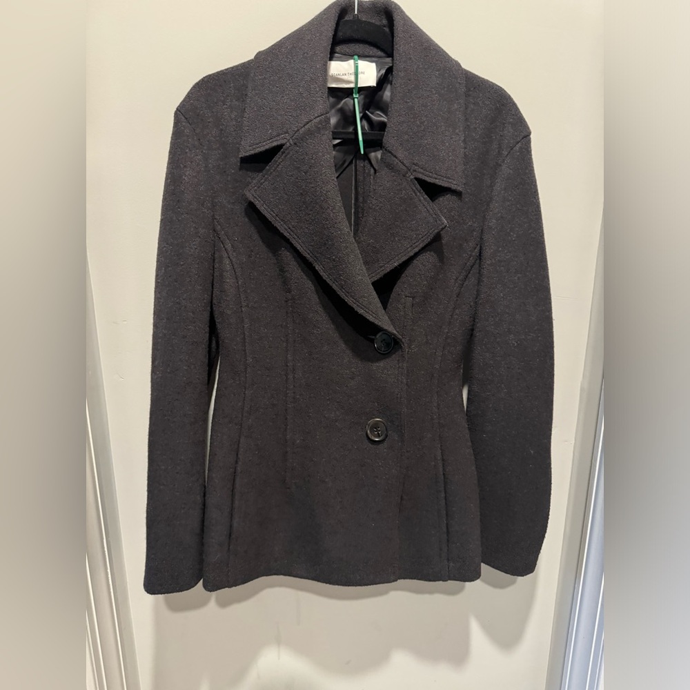 Scanlan Theodore Wool and Viscose Peacoat. Approx size M NWOT